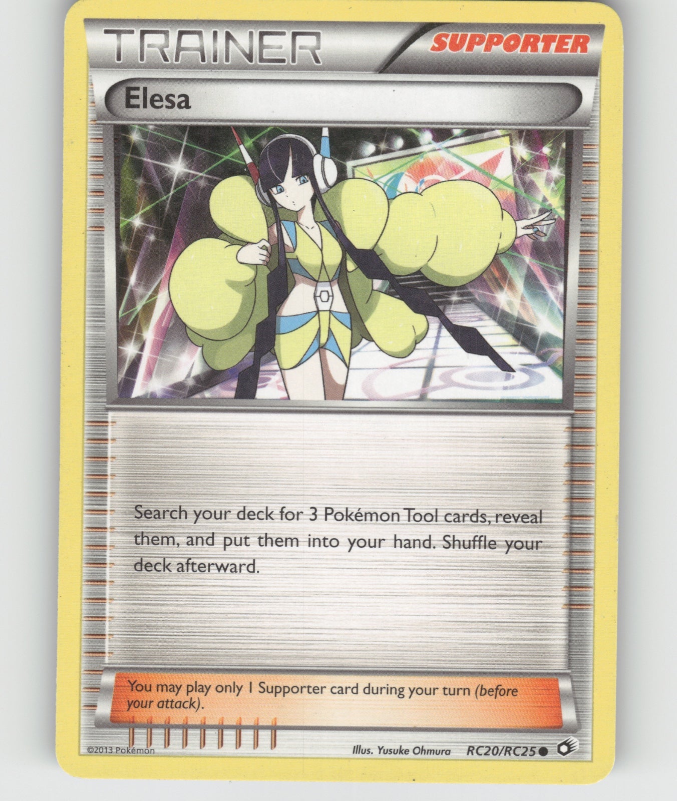 Elesa Holo Common Legendary Treasures: Radiant Collection RC20/RC25 NM
