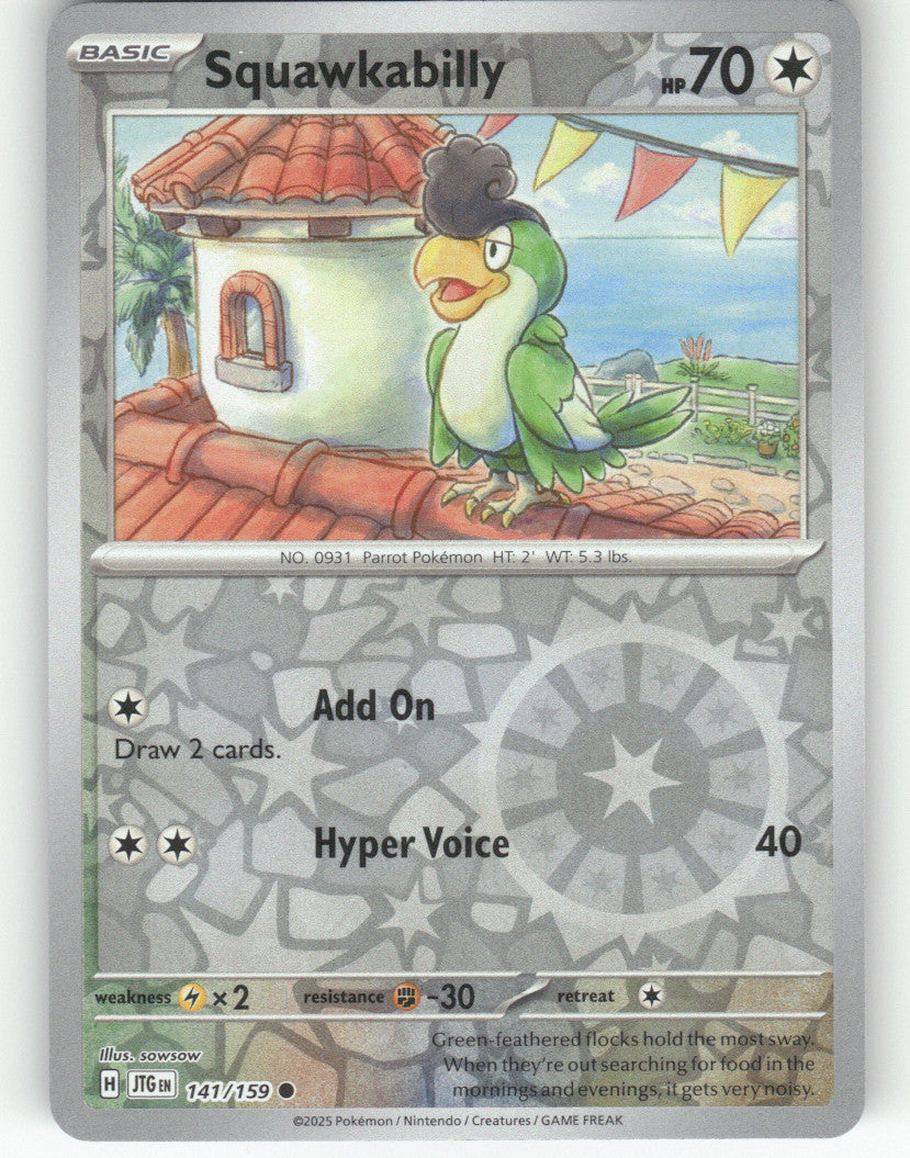 Squawkabilly Reverse Holo Common SV09: Journey Together 141/159 NM