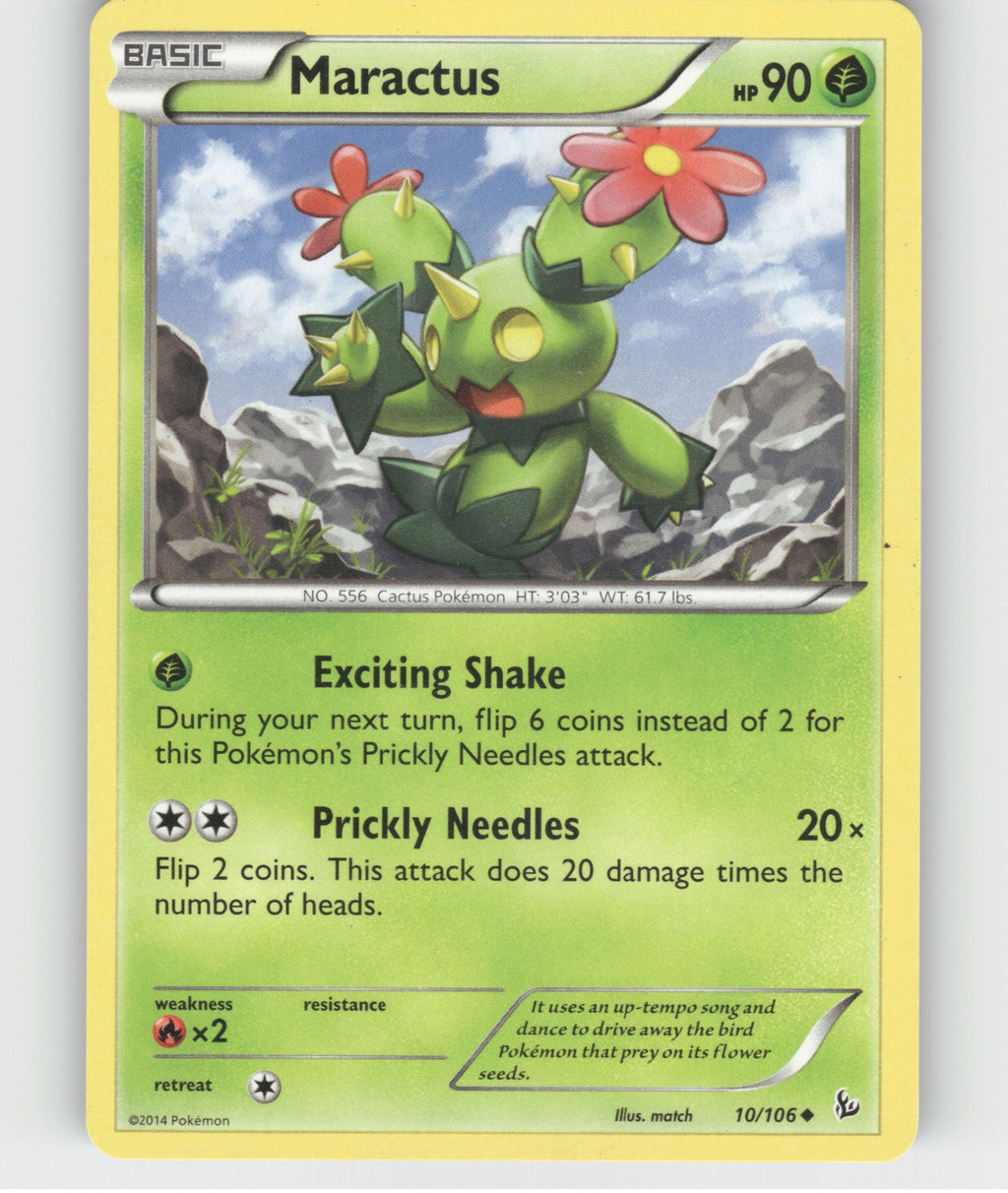 Maractus Uncommon XY - Flashfire 10/106 LP
