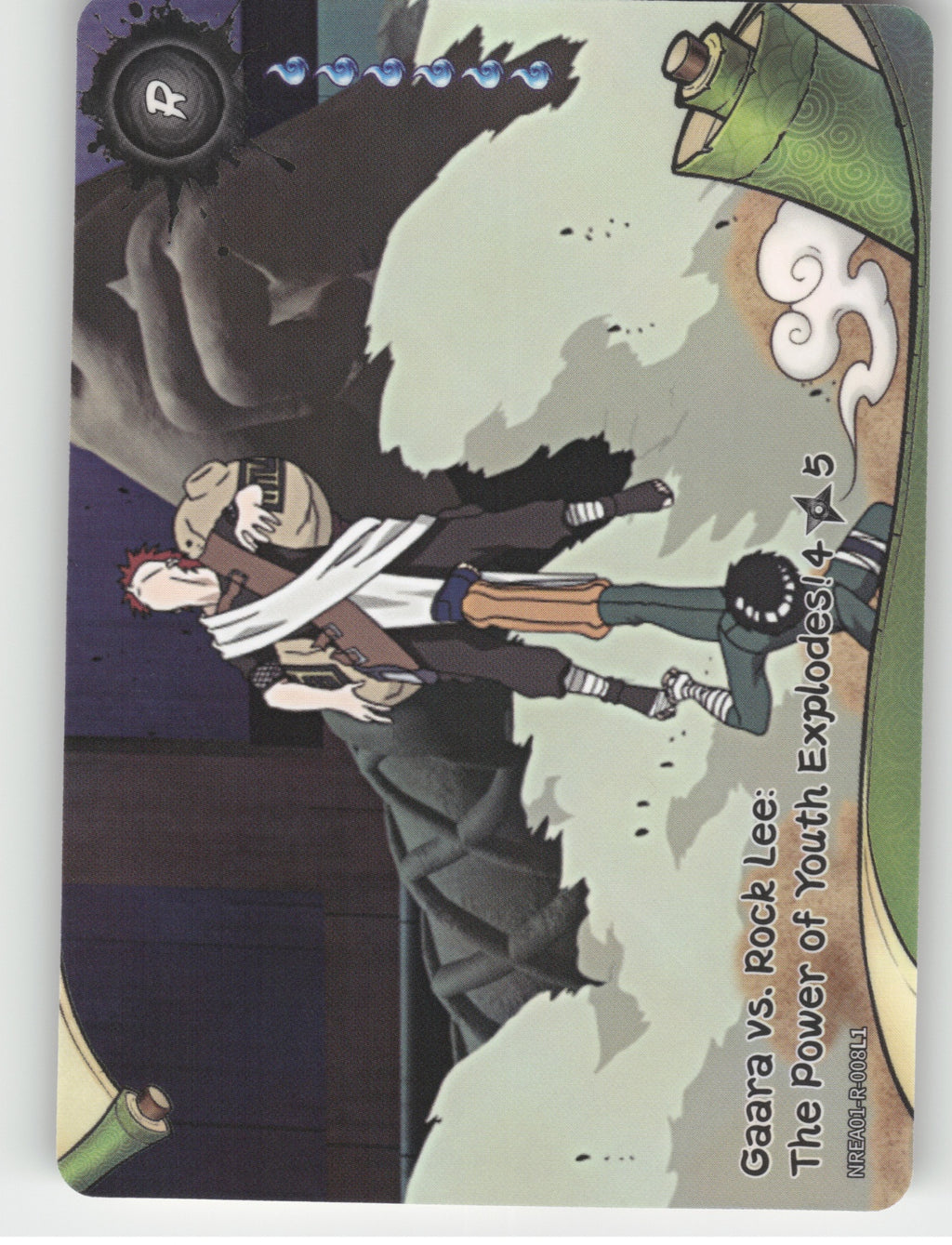 Gaara Vs. Rock Lee: The Power Of Youth Explodes!\n4/5 Base R Earth Scroll Series front