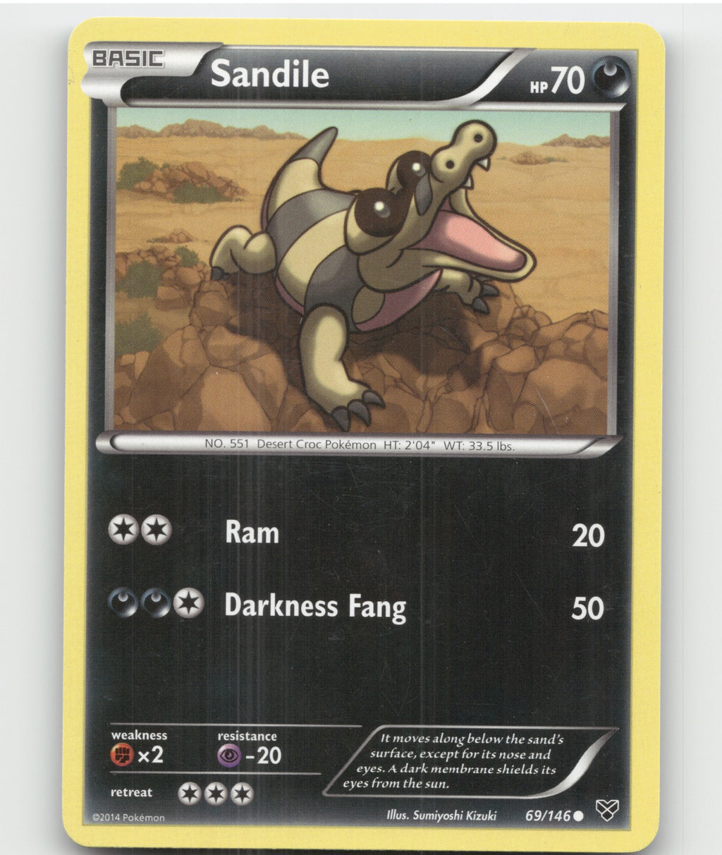 Sandile Common XY Base Set 69/146 LP