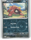 Maschiff Reverse Holo Common SV01: Scarlet & Violet Base Set 135/198 NM