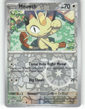 Meowth Reverse Holo Common SV: Scarlet & Violet 151 052/165 NM
