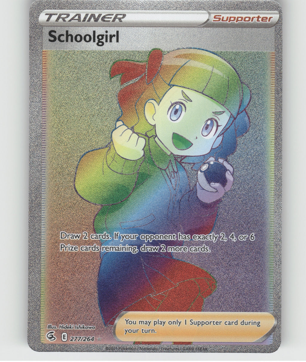 Schoolgirl (Secret) Holo Secret Rare SWSH08: Fusion Strike 277/264 NM
