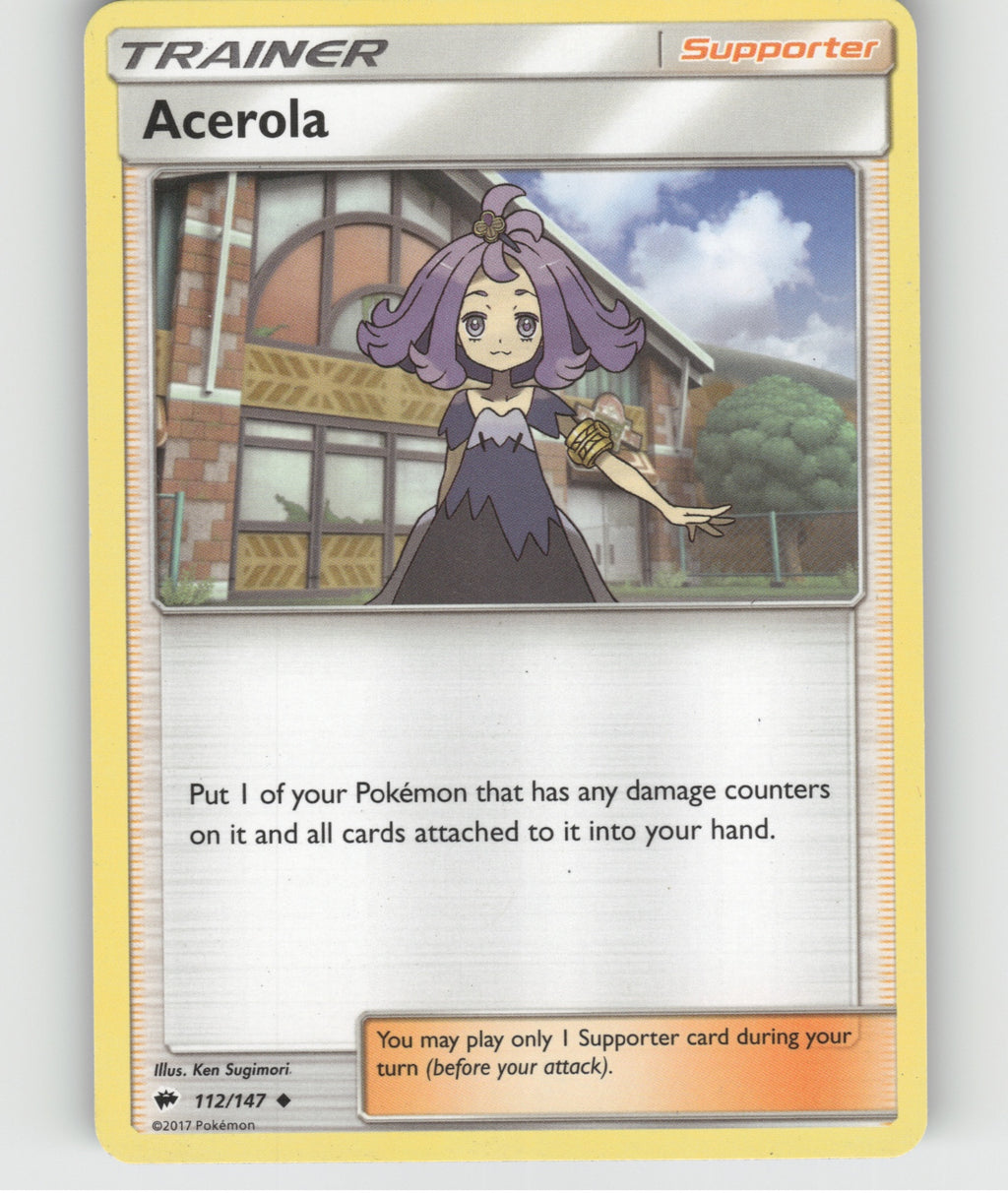 Acerola Uncommon SM - Burning Shadows 112/147 NM