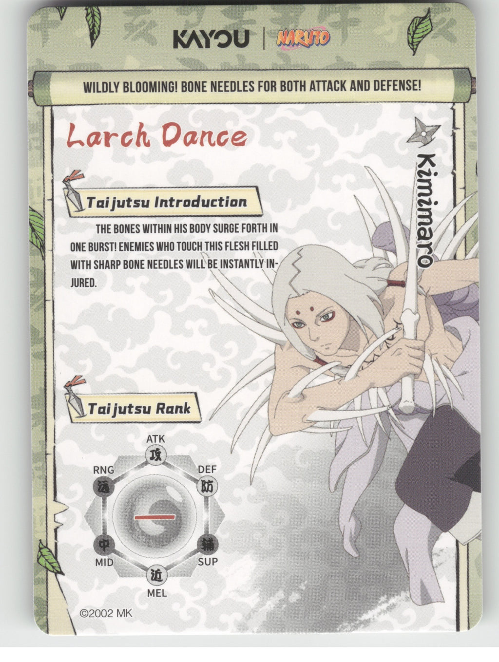 Kimimaro Base SSR Earth Scroll Series 2 019L3 NM back