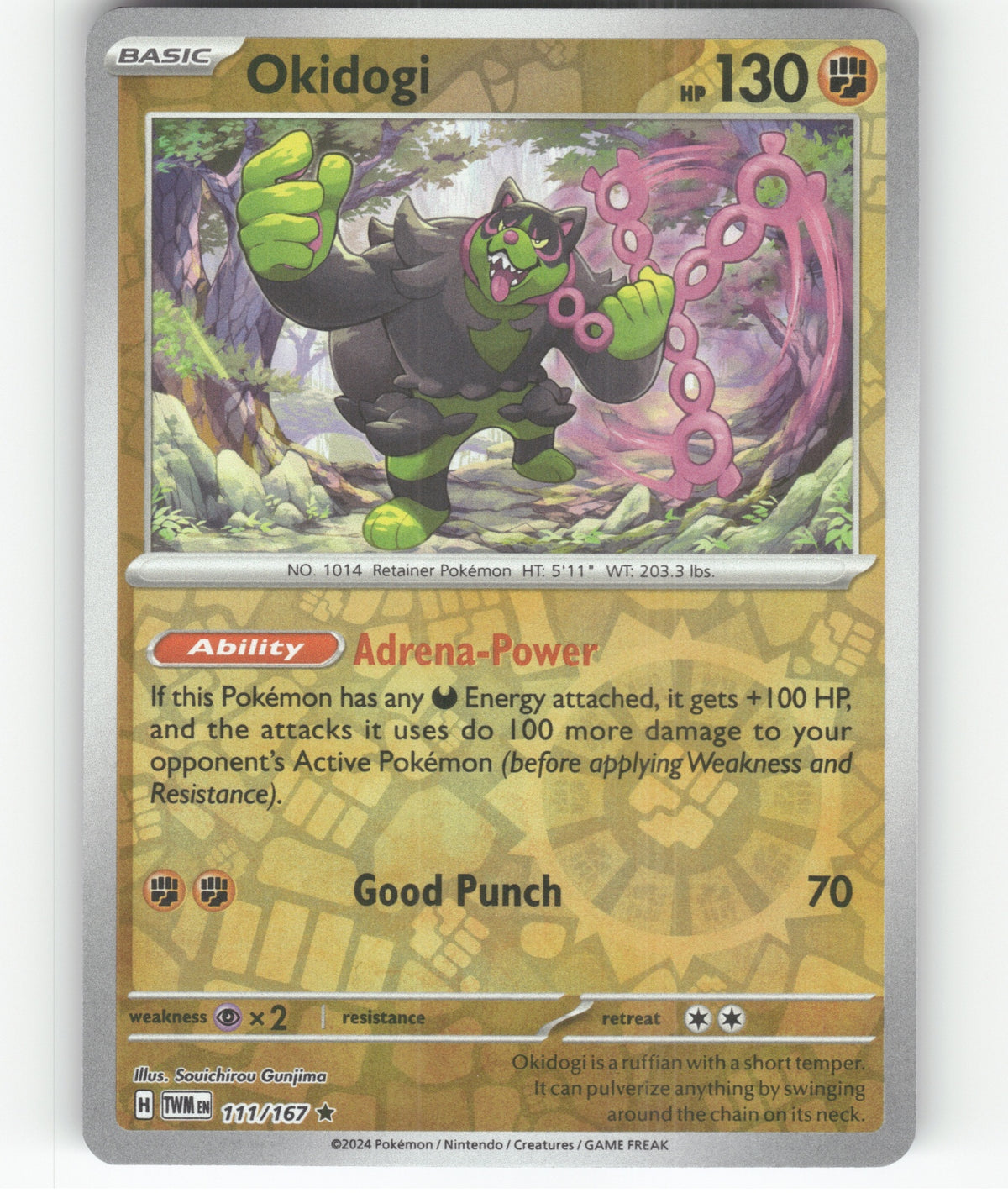 Okidogi Holo Rare SV06: Twilight Masquerade 111/167 NM