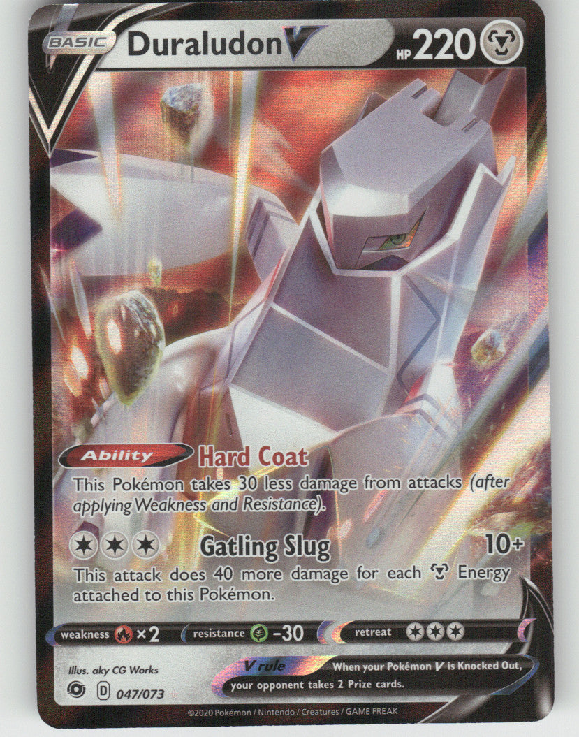 Duraludon V Holo Ultra Rare Champion's Path 47/73 NM