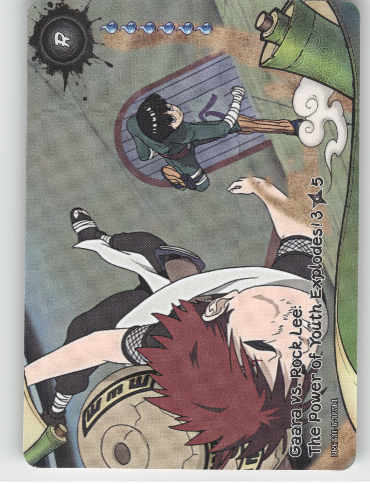 Gaara Vs. Rock Lee: The Power Of Youth Explodes!\n3/5 Base R Earth Scroll Series front