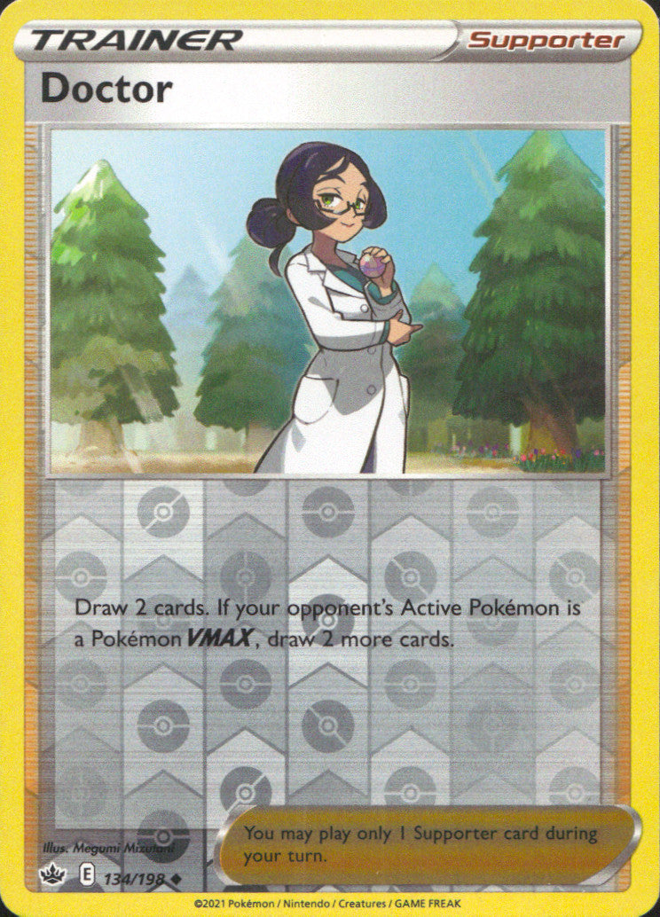 Doctor Reverse Holo Uncommon SWSH06: Chilling Reign 134/198 NM