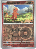 Charmander - Reverse Holo Common SV: Scarlet & Violet 151 004/165 NM