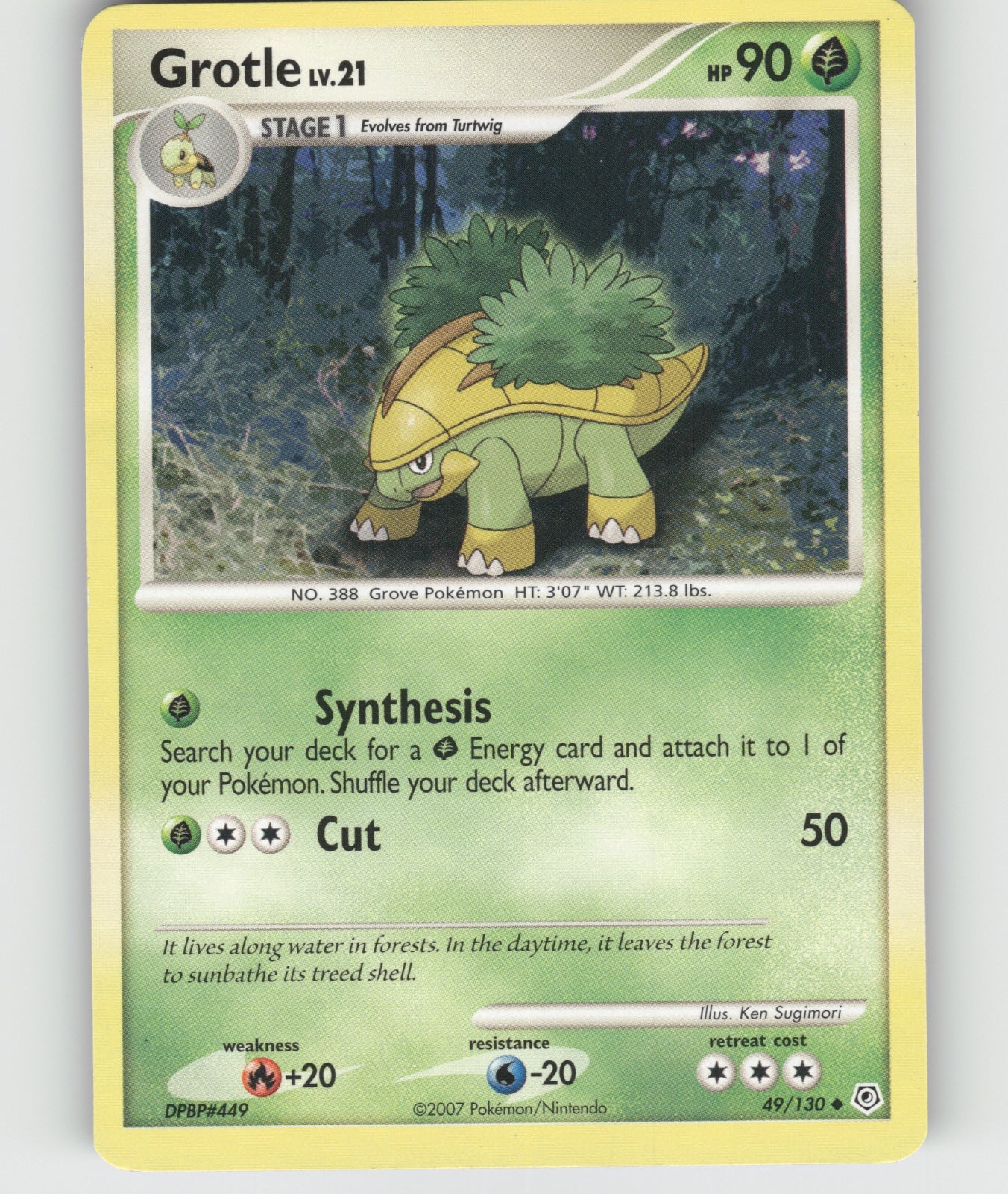 Grotle Uncommon Diamond and Pearl 49/130 NM