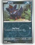 Zorua Reverse Holo Common SV: White Flare 061/086 NM