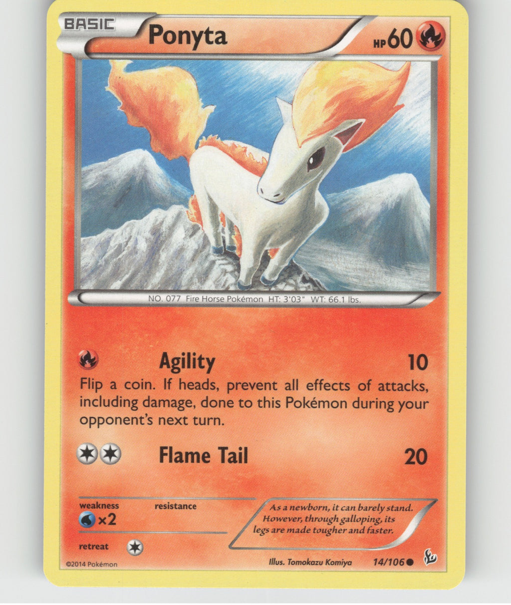 Ponyta Common XY - Flashfire 14/106 NM