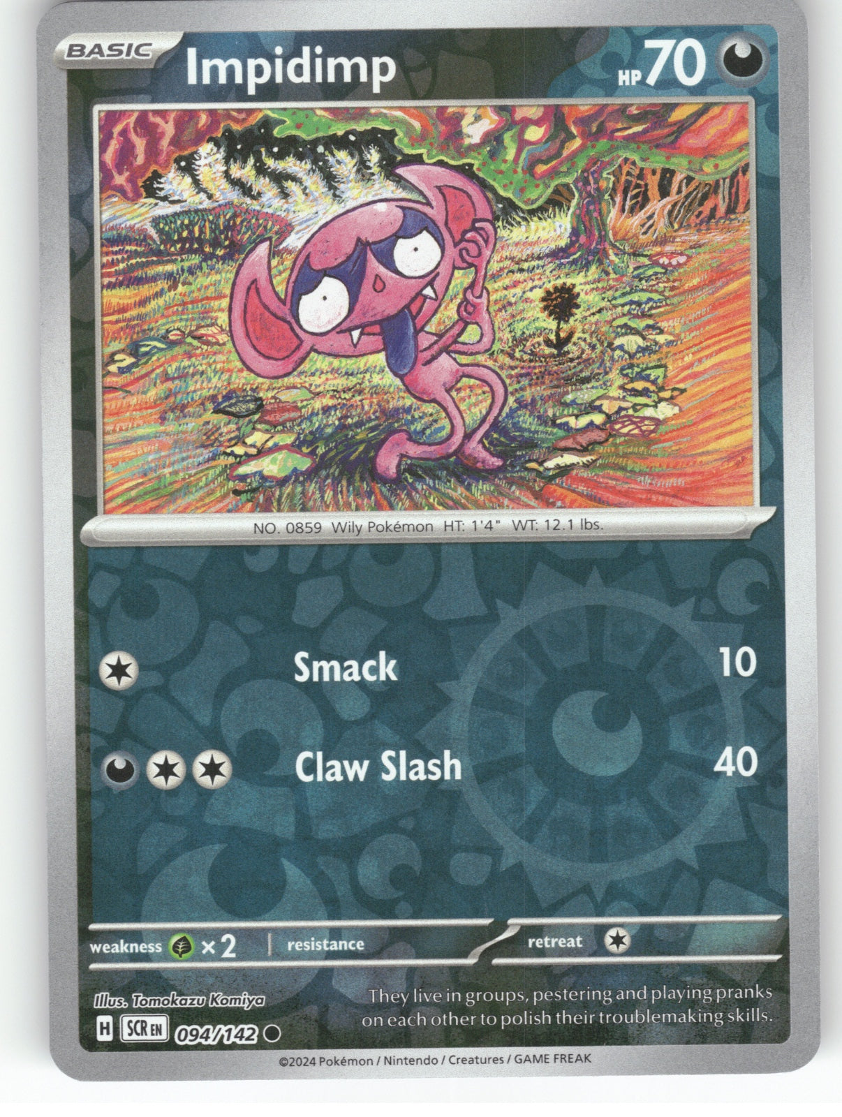 Impidimp Reverse Holo Common SV07: Stellar Crown 094/142 NM