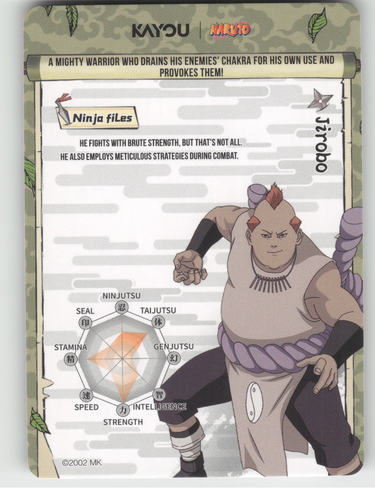 Jirobo Base UR Earth Scroll Series 2 001L3 NM back