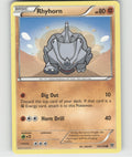 Rhyhorn Common XY Base Set 60/146 LP