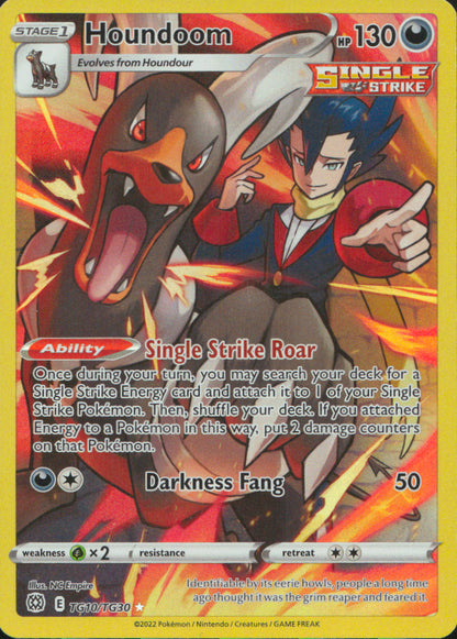 Houndoom Holo Ultra Rare SWSH09: Brilliant Stars Trainer Gallery TG10/TG30 NM