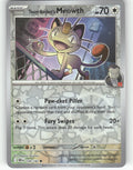 Team Rocket's Meowth Reverse Holo Common SV10: Destined Rivals 149/182 NM