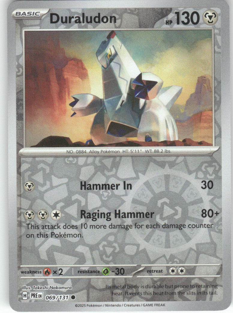 Duraludon Reverse Holo Common SV07: Stellar Crown 106/142 NM