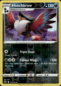Honchkrow Reverse Holo Uncommon SWSH12: Silver Tempest 107/195 NM