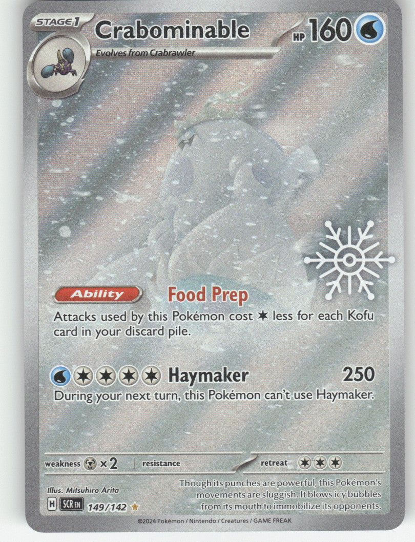 Crabominable - (Holiday Calendar) Holo Illustration Rare Miscellaneous Cards & Products 149/142 NM