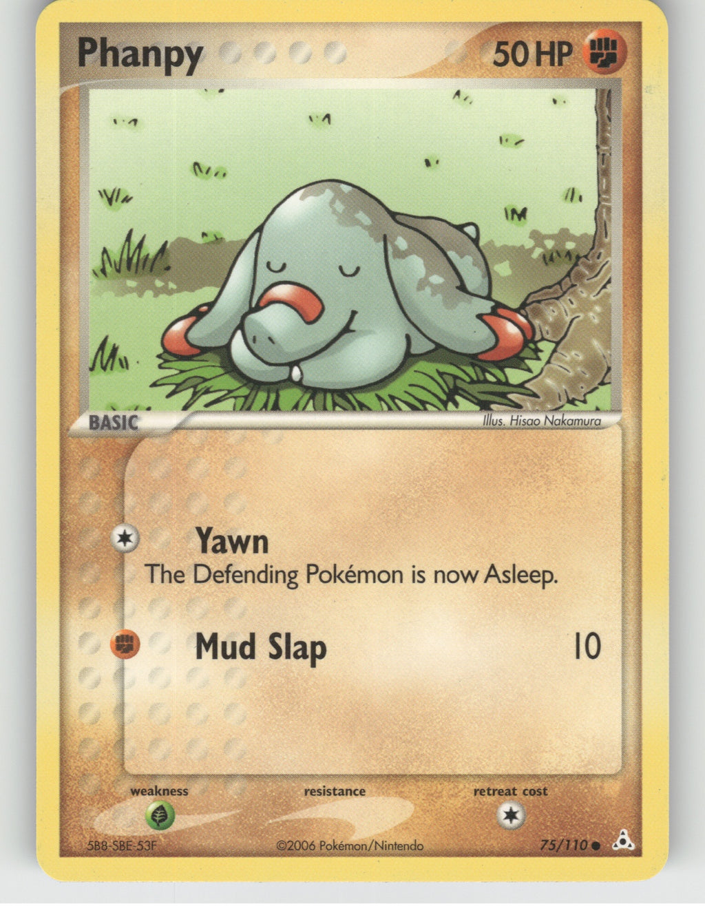 Phanpy Common EX Holon Phantoms 75/110 NM