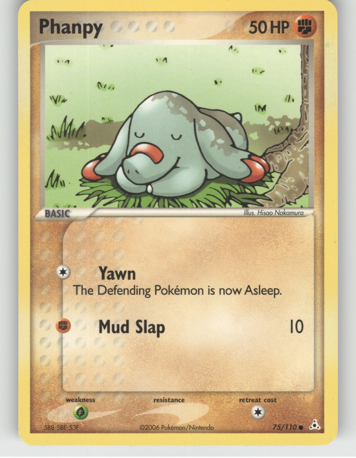 Phanpy Common EX Holon Phantoms 75/110 NM