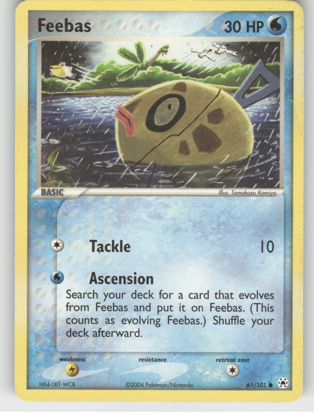 Feebas Common EX Hidden Legends 61/101 NM
