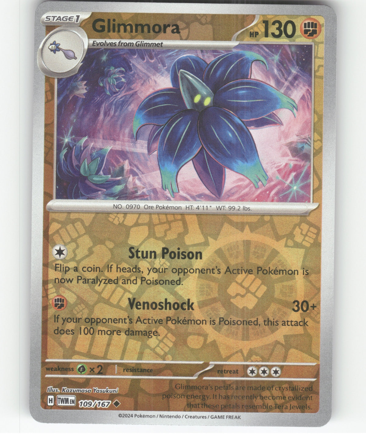 Glimmora Uncommon SV06: Twilight Masquerade 109/167 NM