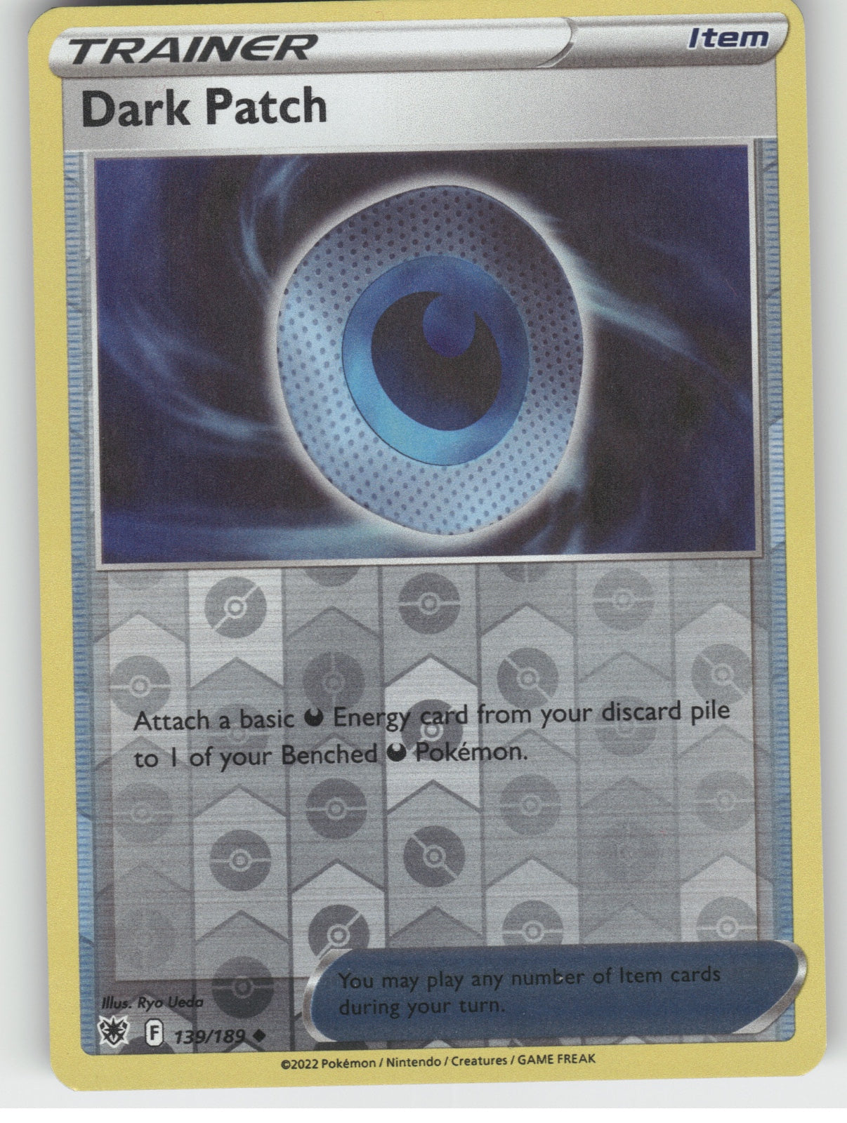 Dark Patch Reverse Holo Uncommon SWSH10: Astral Radiance 139/189 NM
