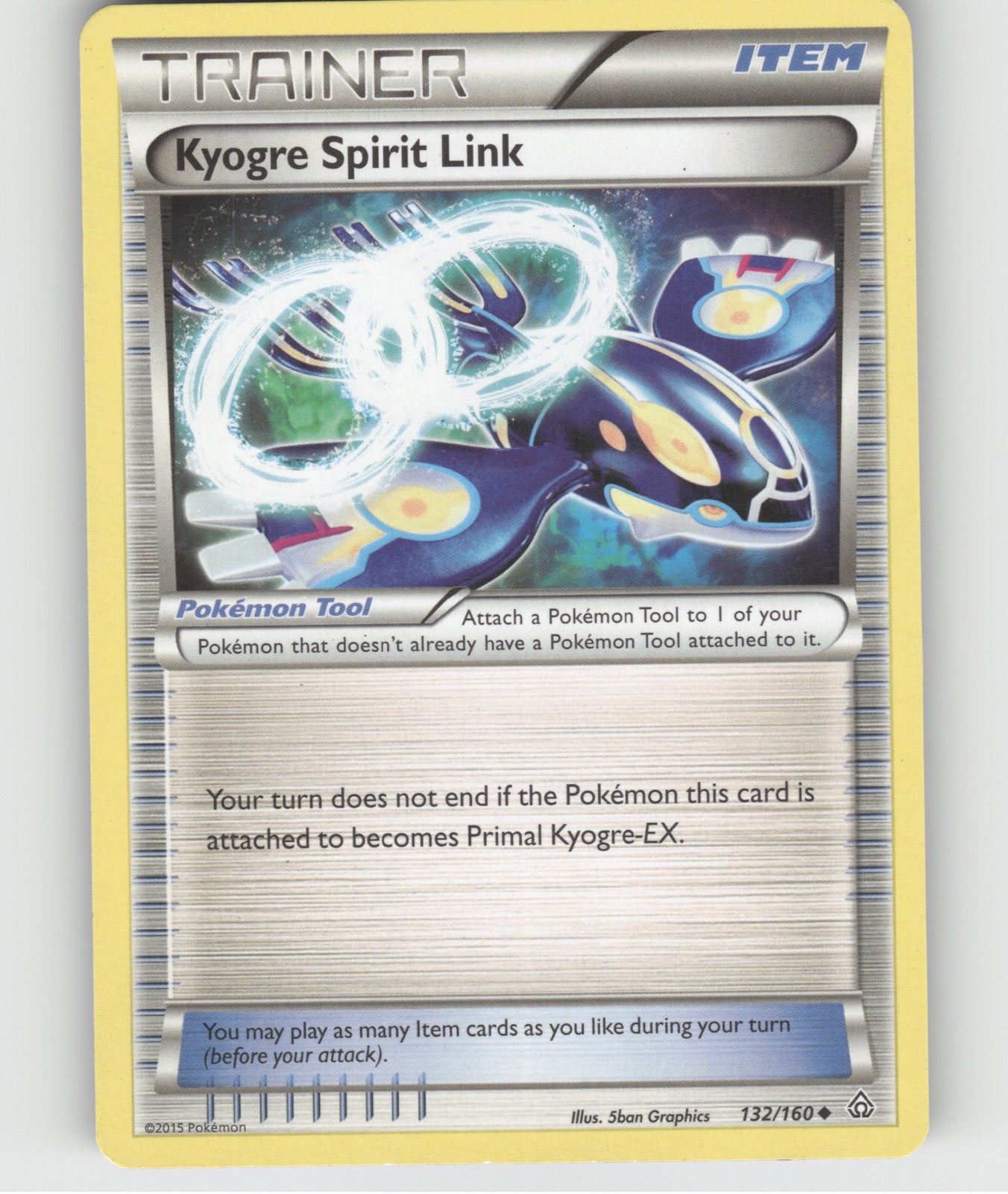 Kyogre Spirit Link Uncommon XY - Primal Clash 132/160 NM