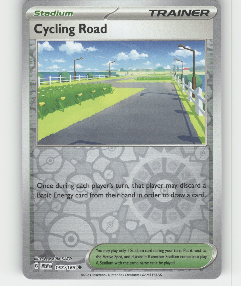 Cycling Road Reverse Holo Uncommon SV: Scarlet & Violet 151 157/165 NM
