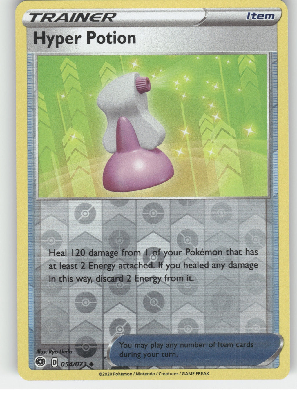 Hyper Potion Reverse Holo Uncommon Champion's Path 54/73 NM
