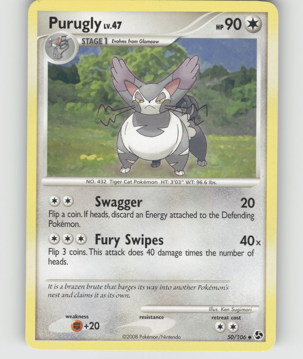 Purugly Uncommon Great Encounters 50/106 NM