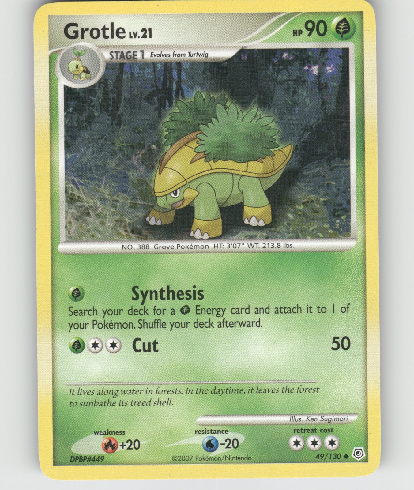 Grotle Uncommon Diamond and Pearl 49/130 NM