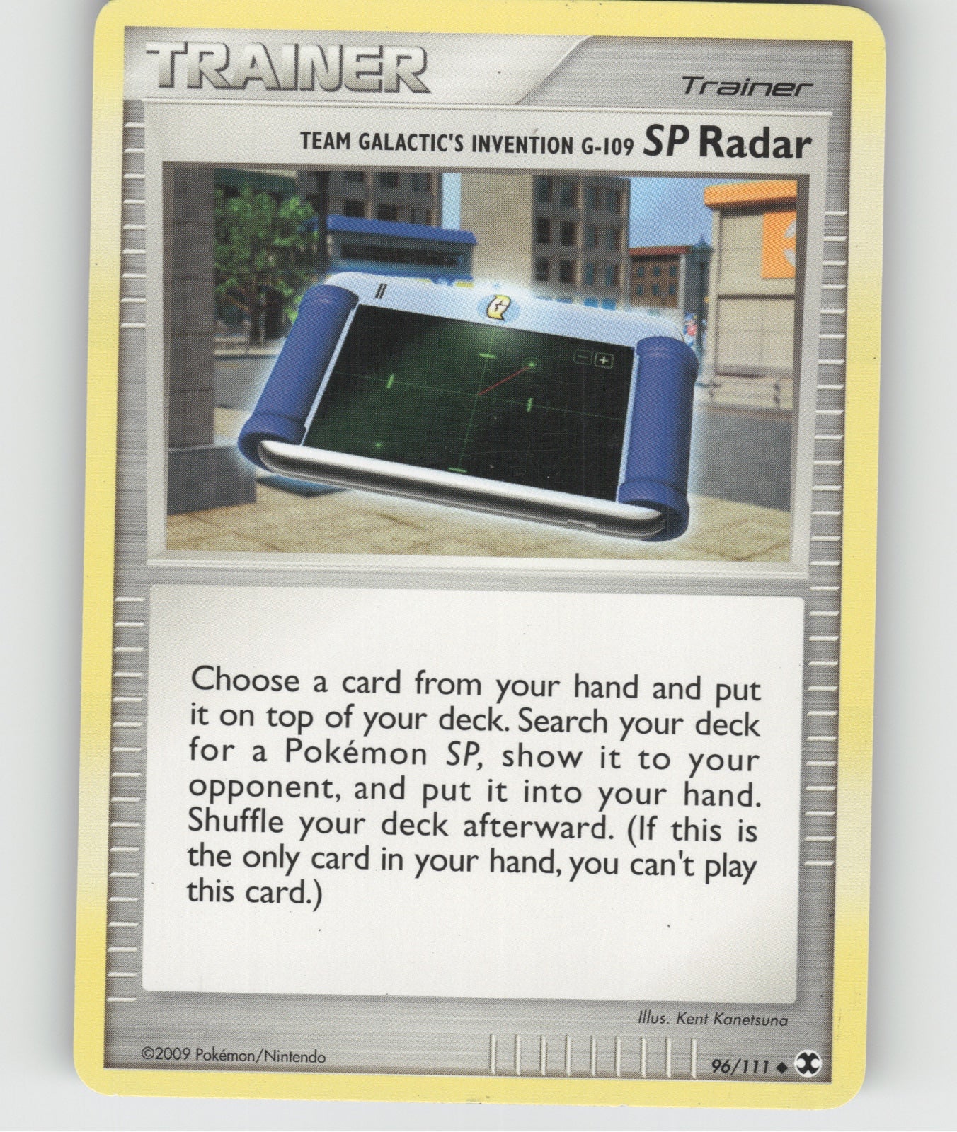 Team Galactic's Invention G-109 SP Radar Uncommon Rising Rivals 96/111 NM