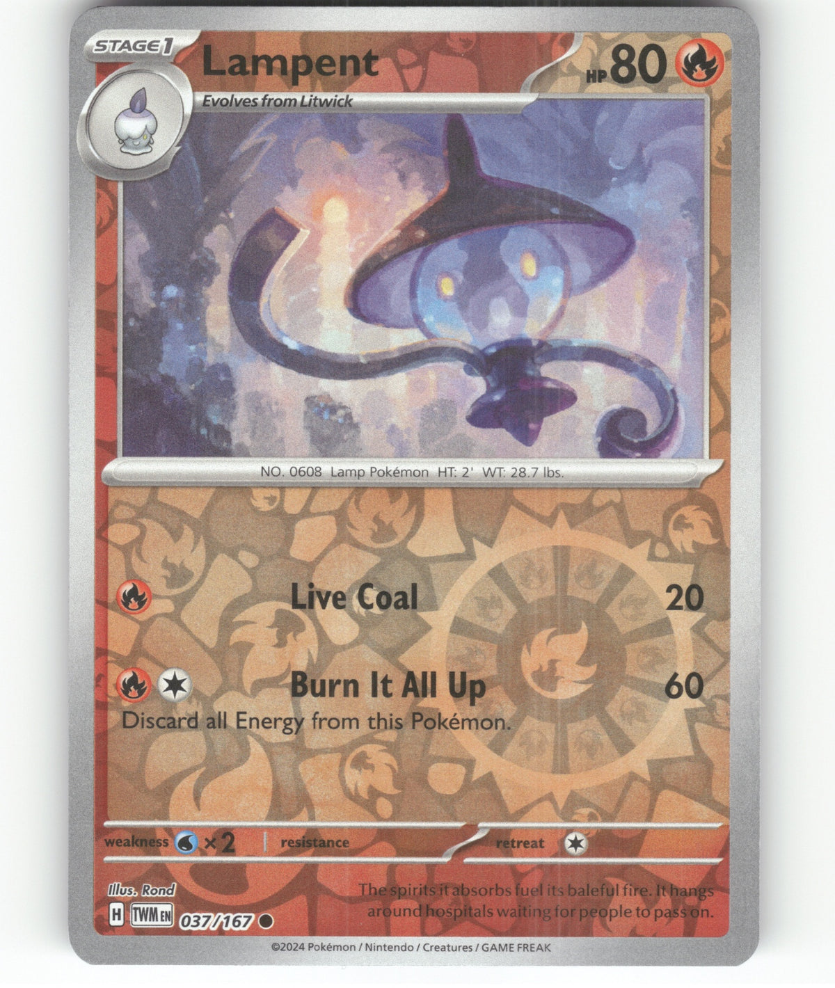 Lampent Common SV06: Twilight Masquerade 037/167 NM