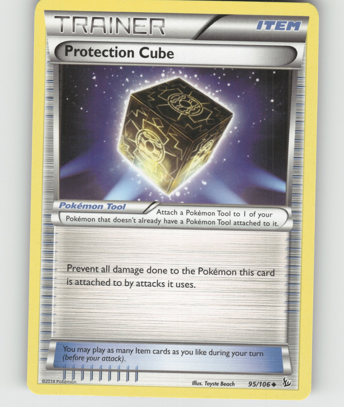 Protection Cube Uncommon XY - Flashfire 95/106 NM