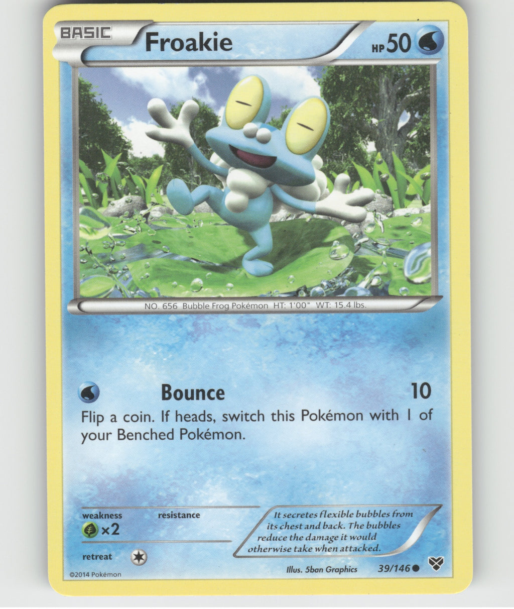 Froakie Common XY Base Set 39/146 LP