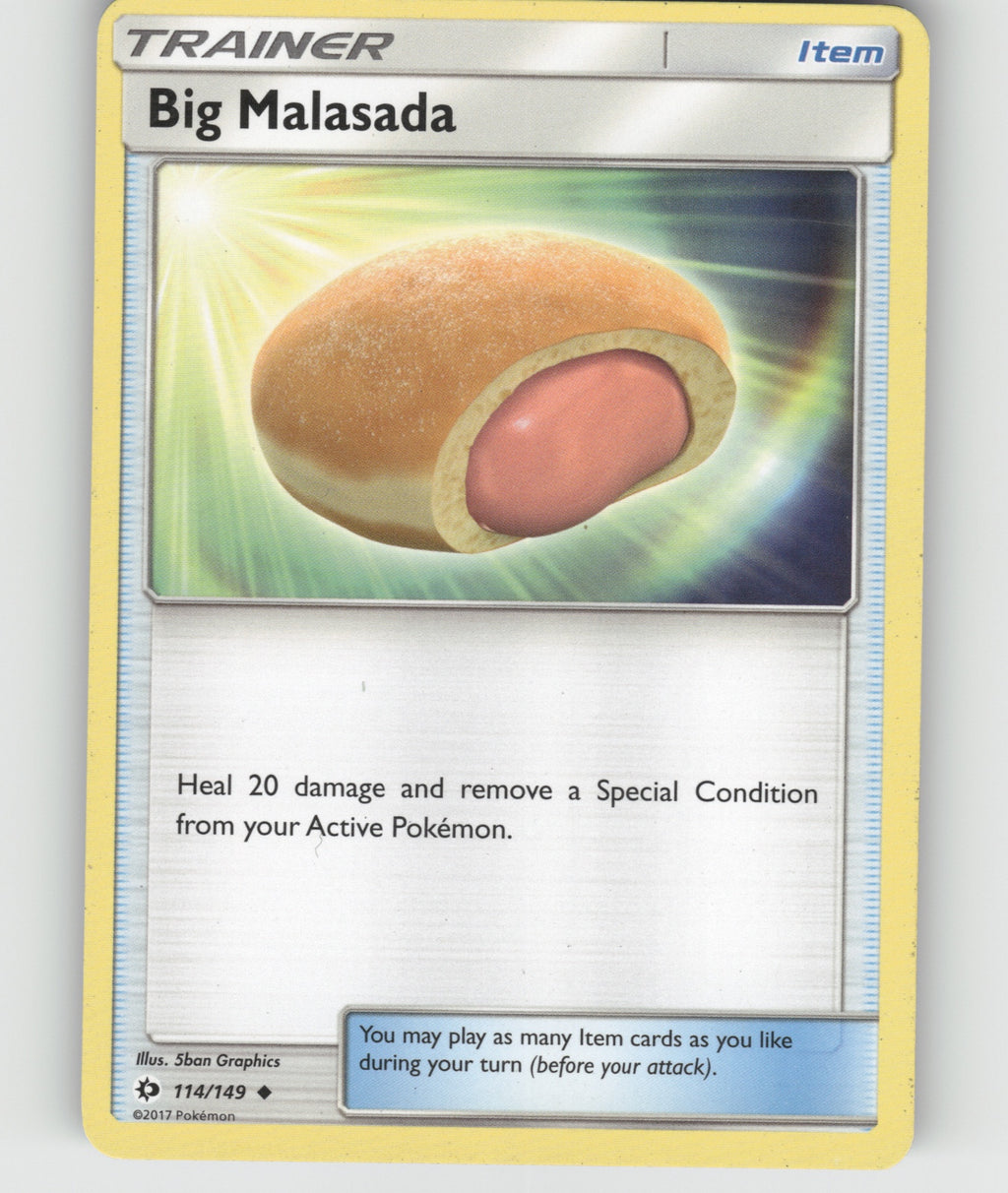 Big Malasada Uncommon SM Base Set 114/149 NM