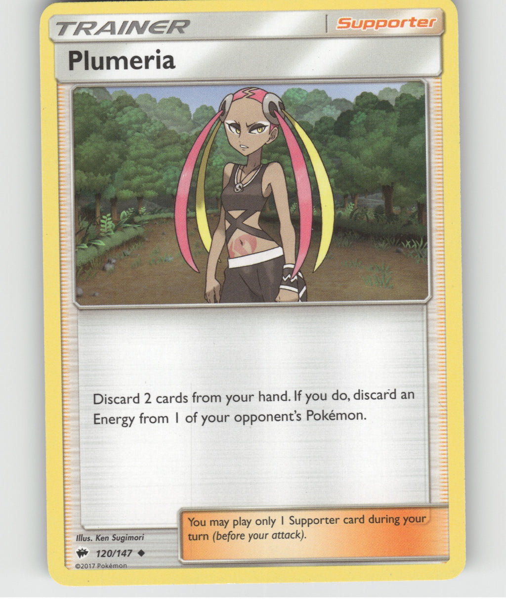 Plumeria Uncommon SM - Burning Shadows 120/147 NM