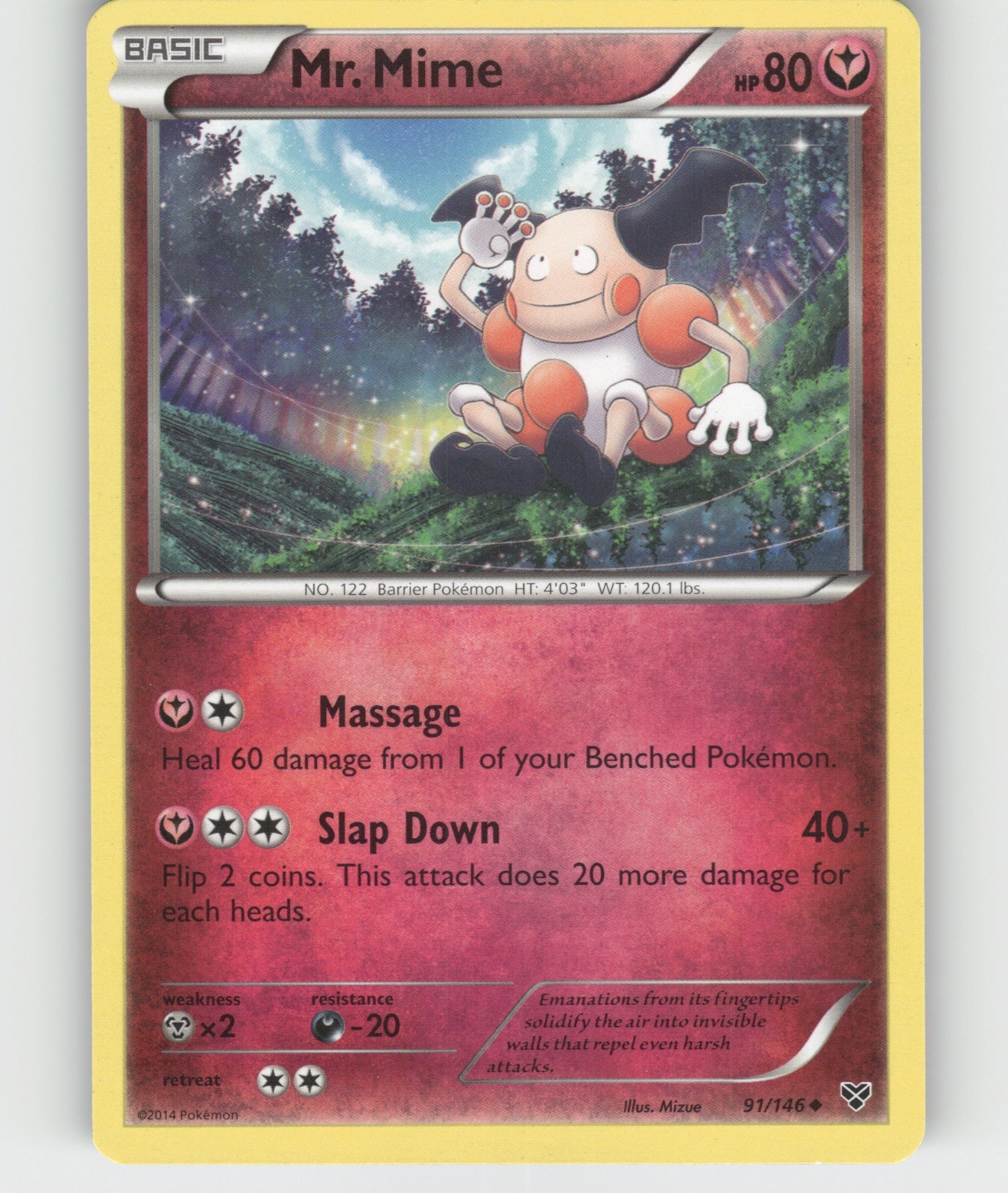 Mr. Mime Uncommon XY Base Set 91/146 NM