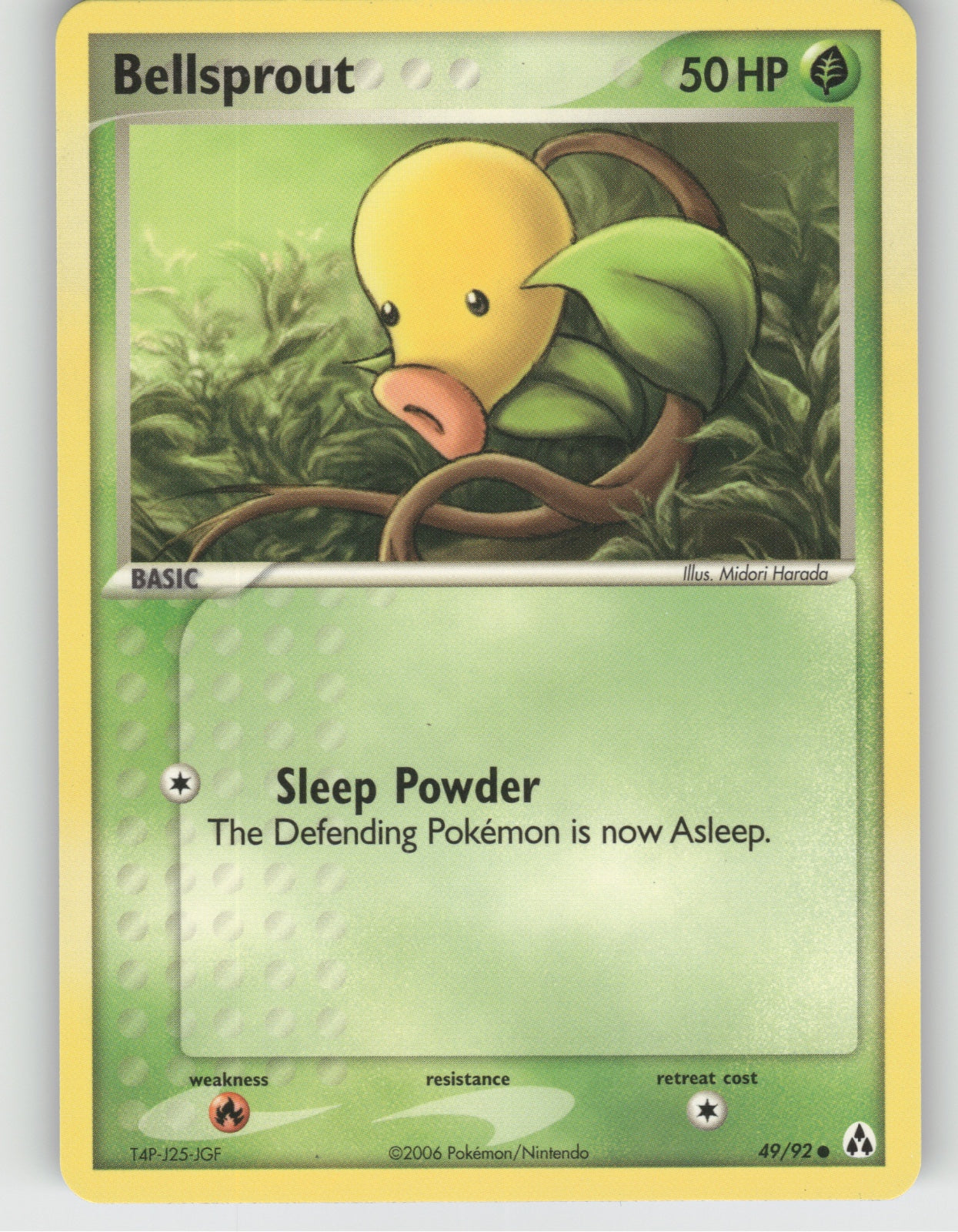 Bellsprout Common EX Legend Maker 49/92 NM