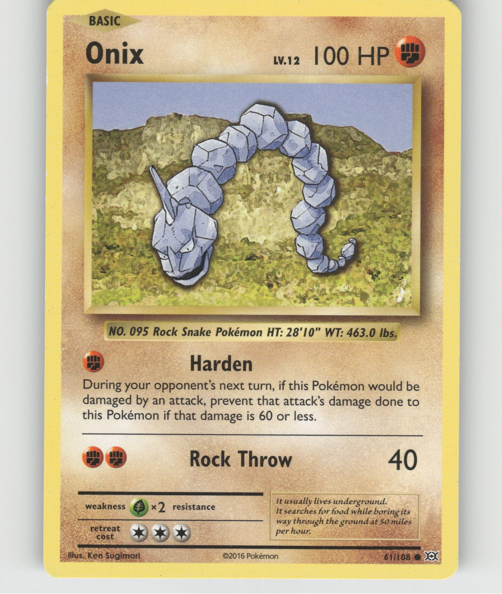 Onix Common XY - Evolutions 61/108 NM