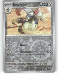 Escavalier Reverse Holo Uncommon SV09: Journey Together 102/159 NM