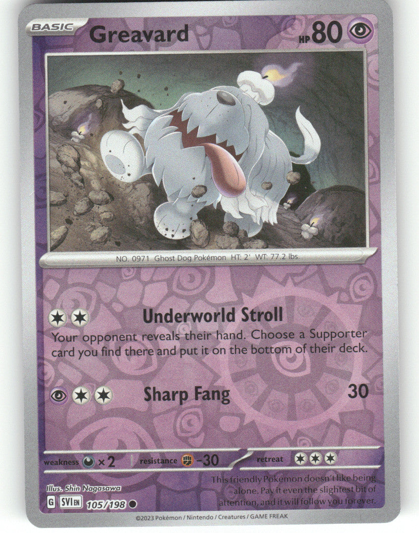 Greavard Reverse Holo Common ME01: Mega Evolution 065/132 NM