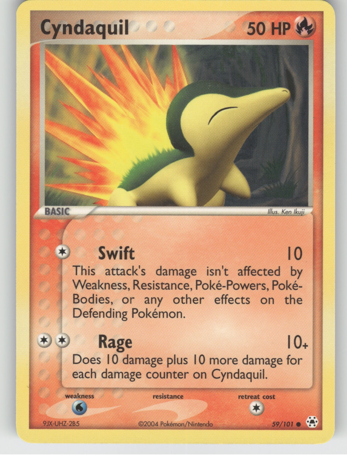 Cyndaquil Common EX Hidden Legends 59/101 NM