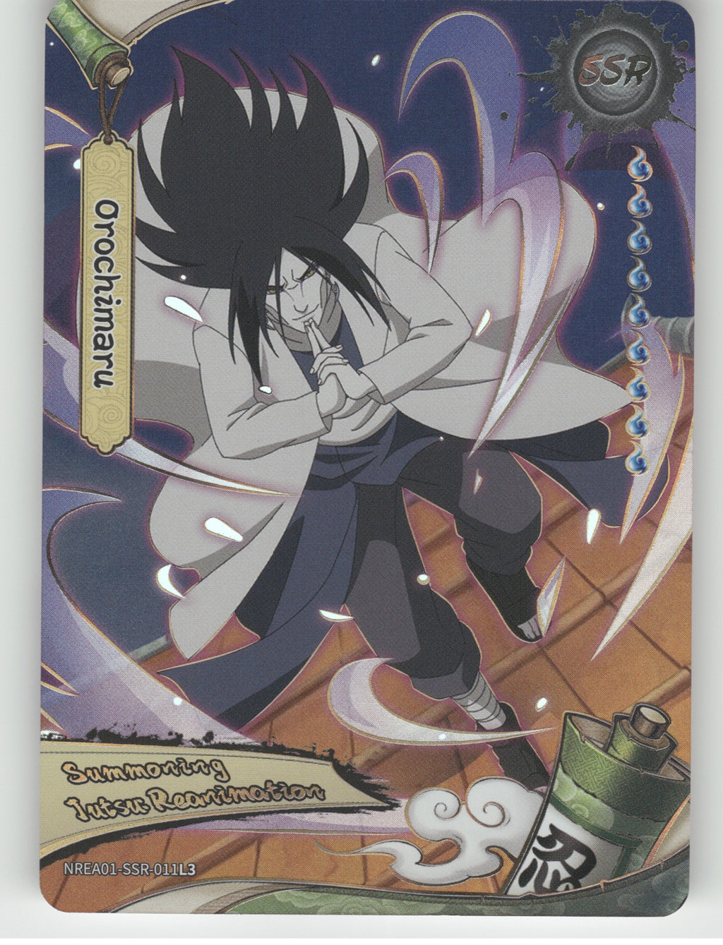 Orochimaru Base SSR Earth Scroll Series 1 011L3 NM front