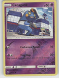Croagunk Reverse Holo Common SM - Burning Shadows 54/147 NM